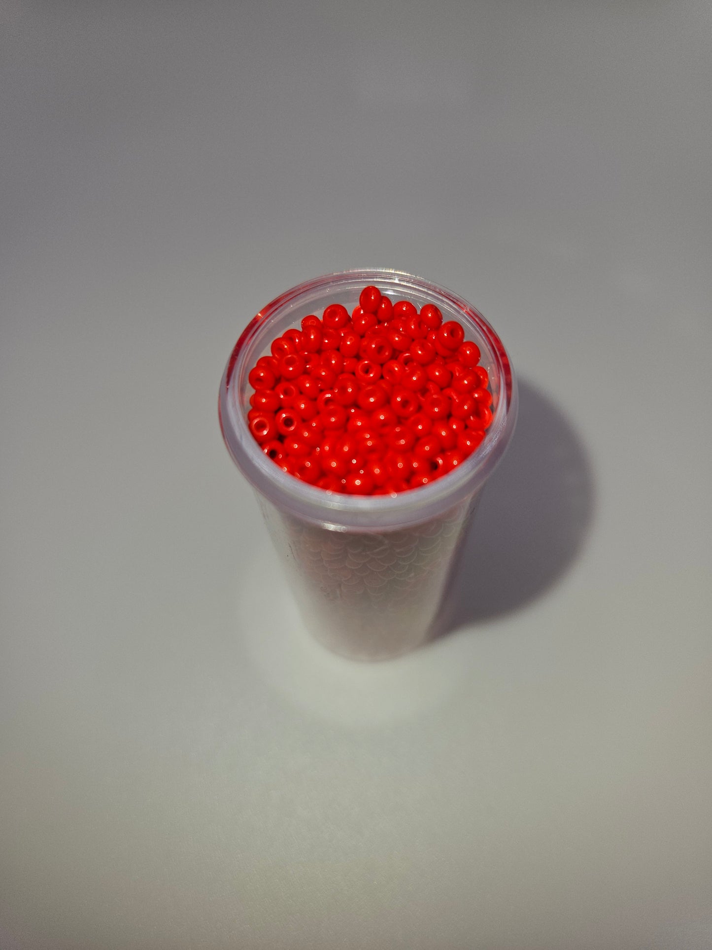 Czech Seed Bead 10/0 Light Red