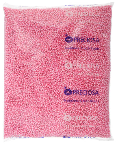 Czech Seed Bead 10/0 Shiny Pink