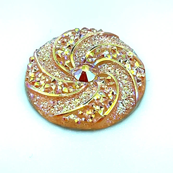 Round Spinning Wheel Risin Cabochon 20 mm