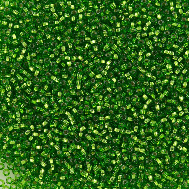 Czech Seed Bead 10/0 S/L Light Green