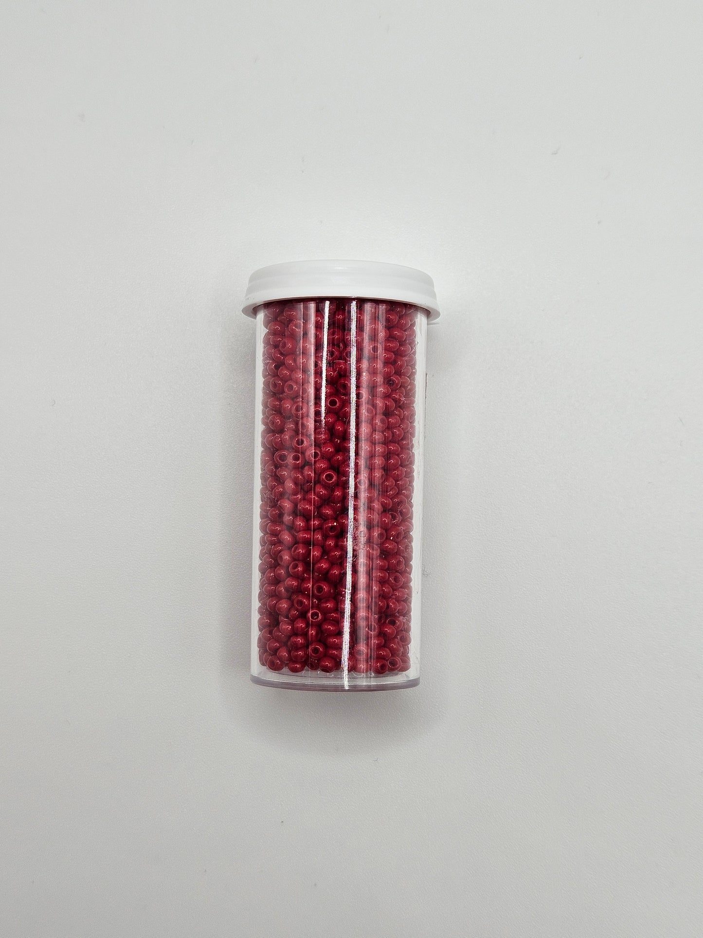 Czech Seed Bead 10/0 Medium Dark Red