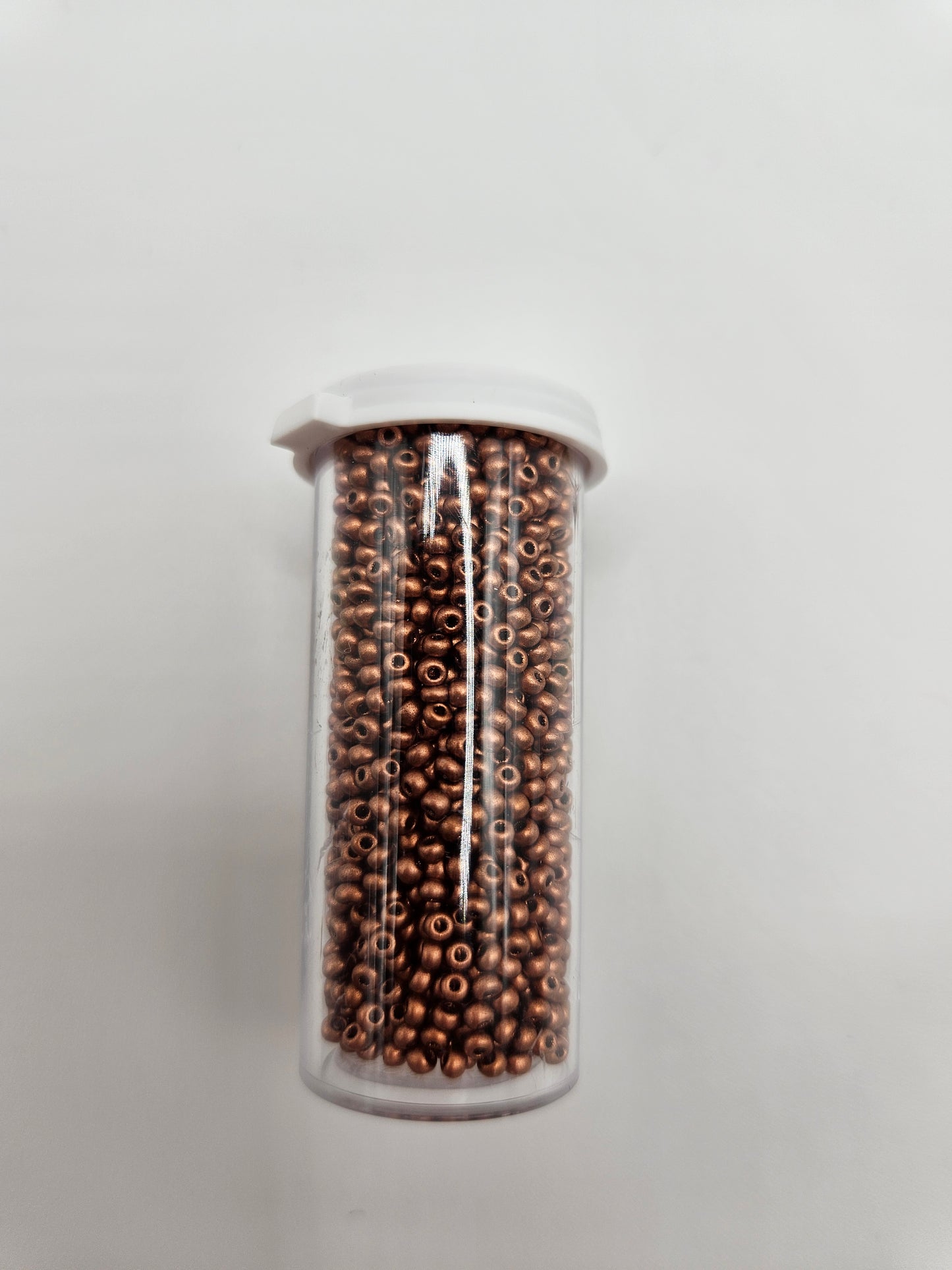 Czech Seed Bead 10/0 Metallic Copper Matt