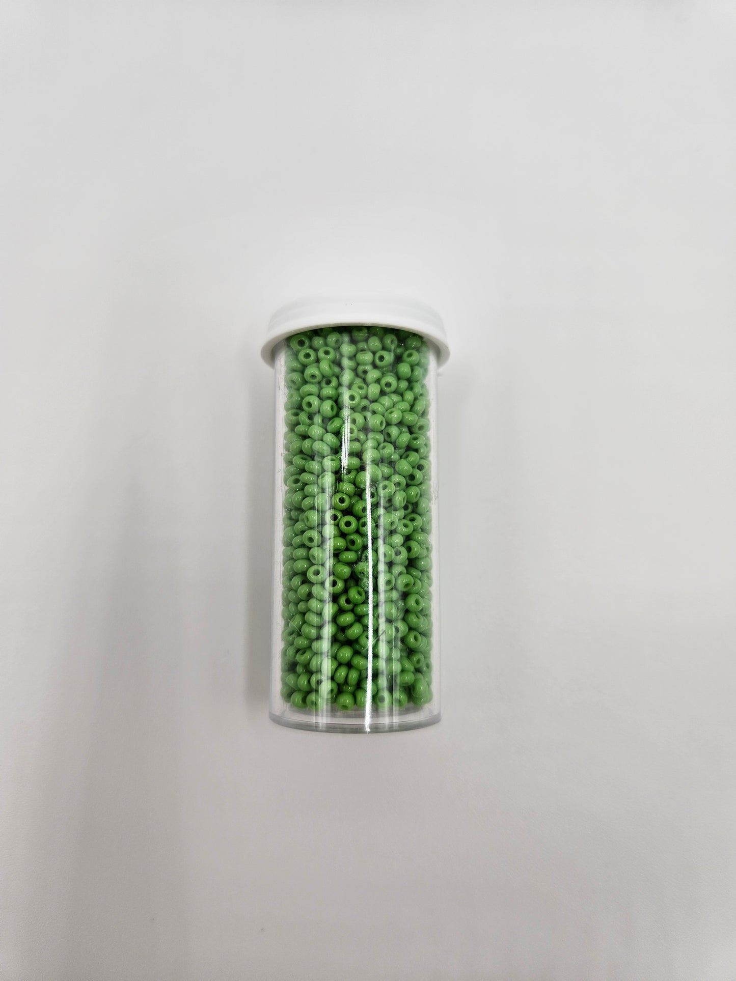 Czech Seed Bead 10/0 Opaque Light Green