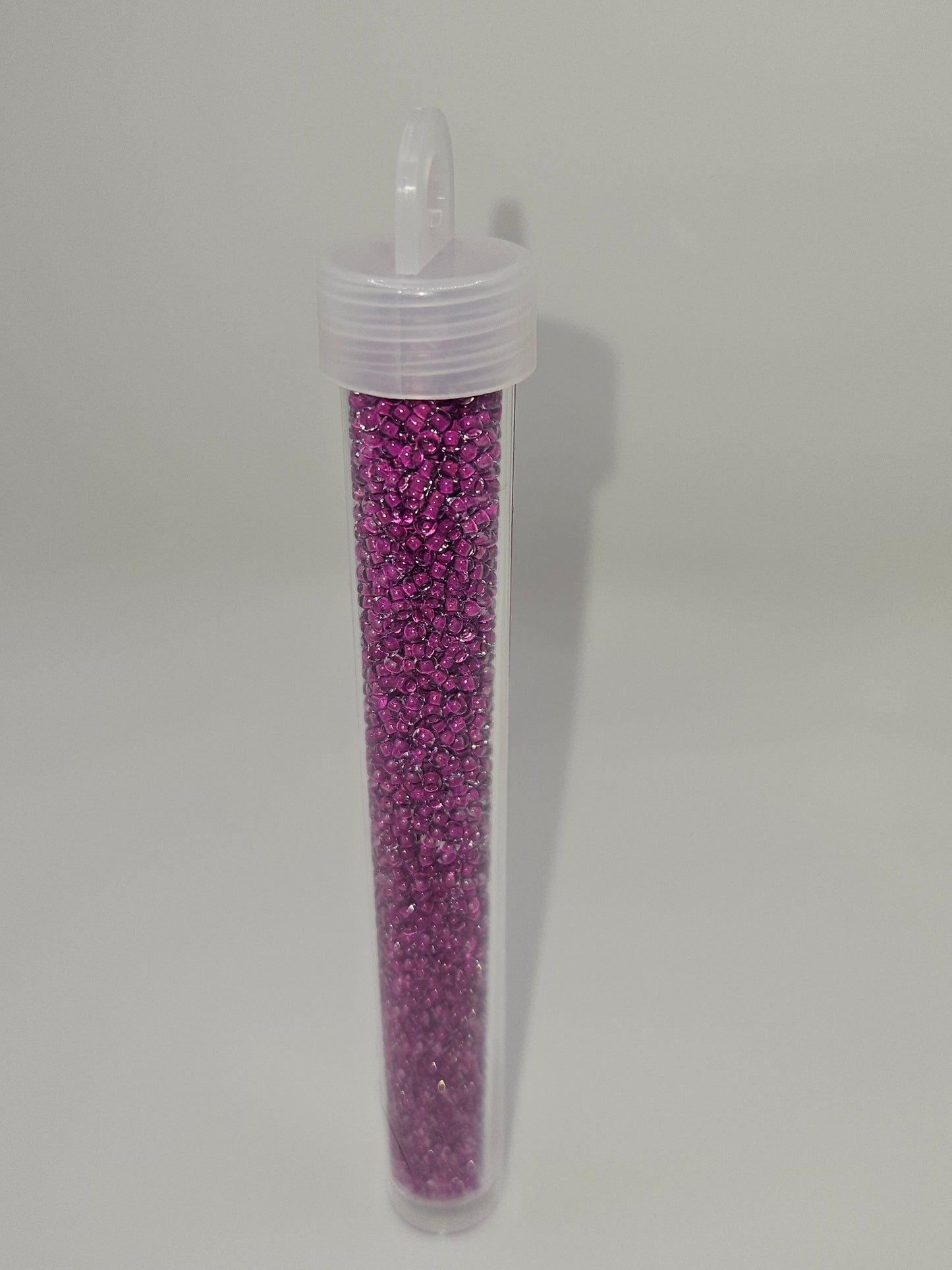 Czech Seed Bead 10/0 Crystal C/L Neon Purple