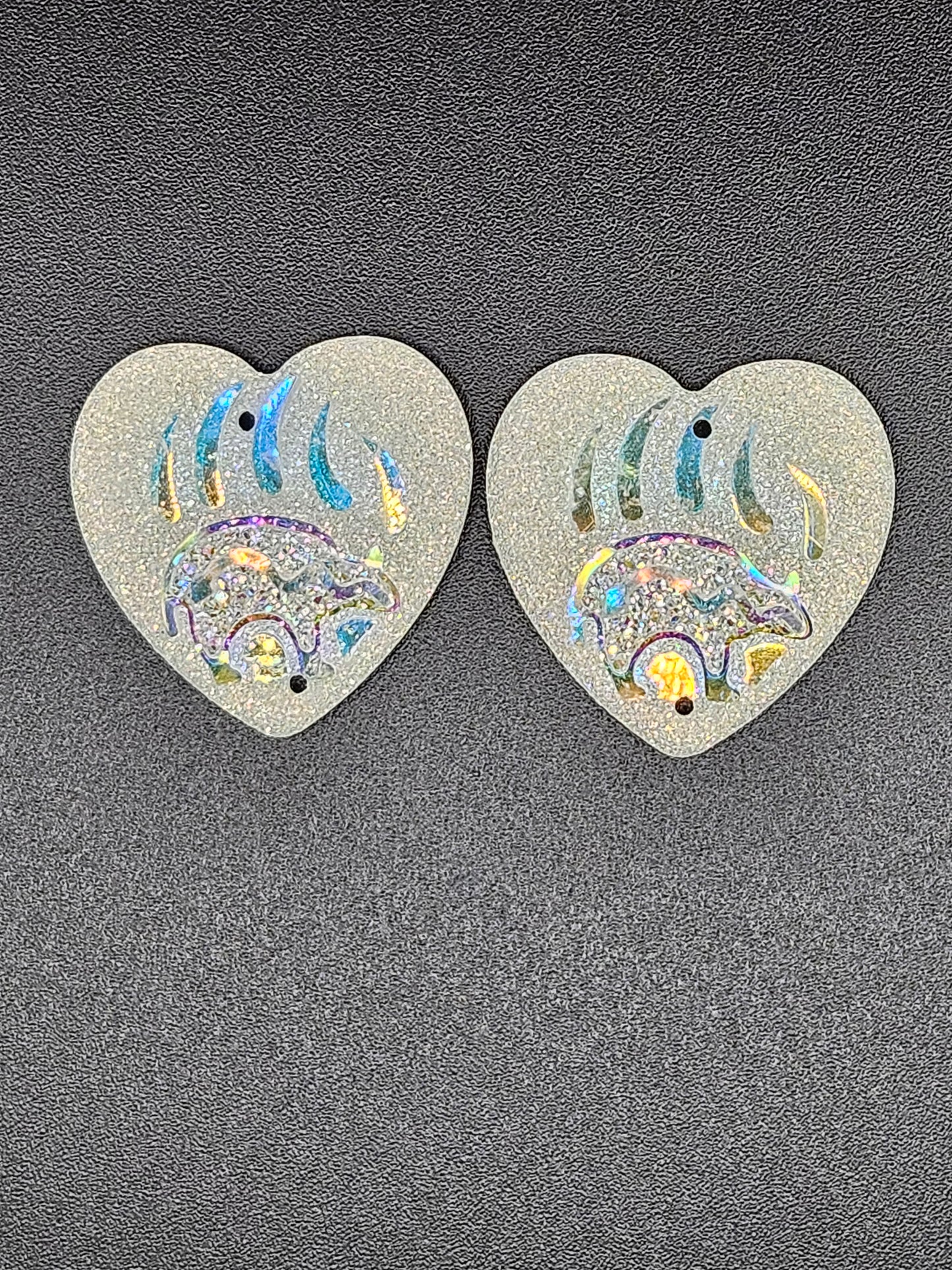 Heart-Shaped Bearpaw Cabochon 25MM