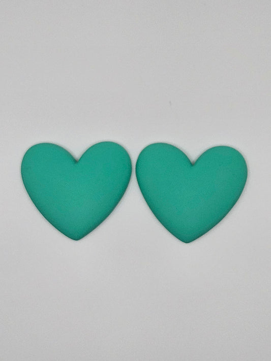 Heart-Shaped Opaque Cabochon 33MM