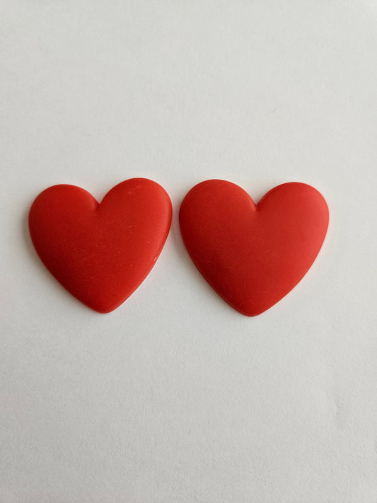 Heart-Shaped Opaque Cabochon 33MM