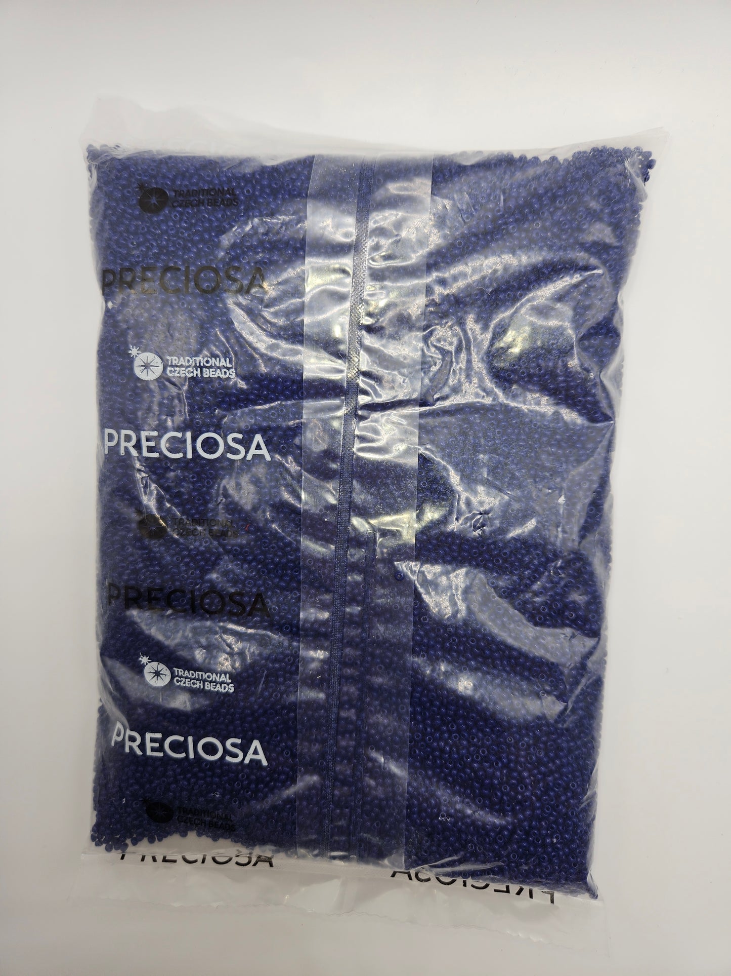 Czech Seed Bead 10/0 Opaque Dark Royal Blue