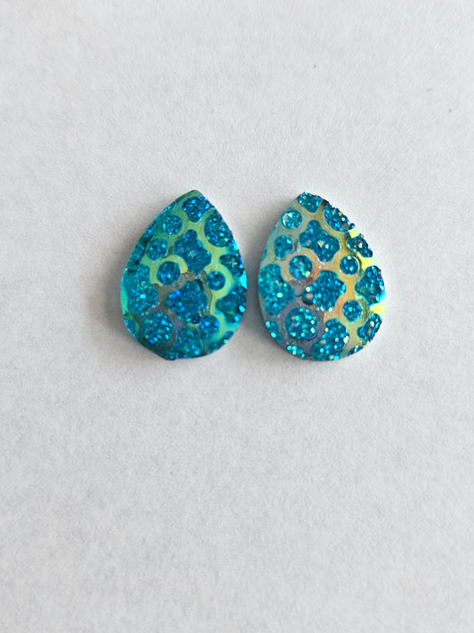 Teardrop Honeycomb Cabochon 12mm