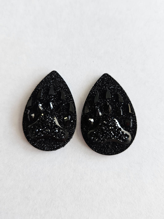 Teardrop Bearpaw Flatback Cabochon 25 mm