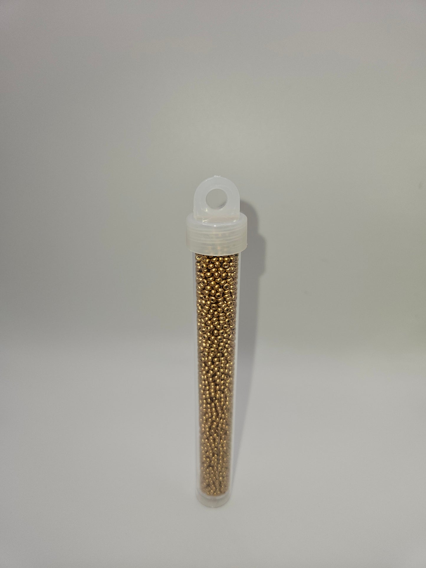 Czech Seed Bead 10/0 Metallic Light Gold