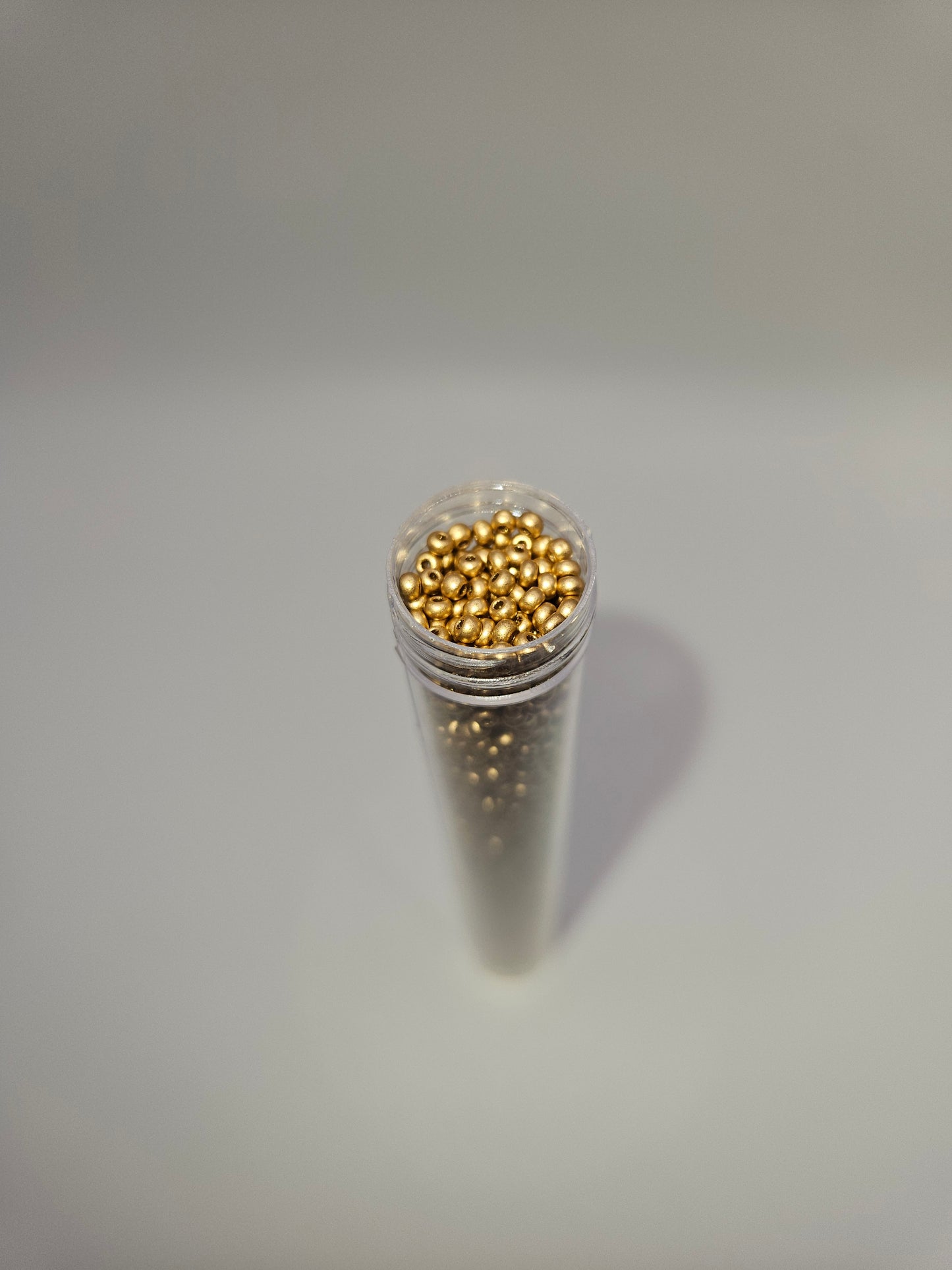 Czech Seed Bead 10/0 Metallic Light Gold