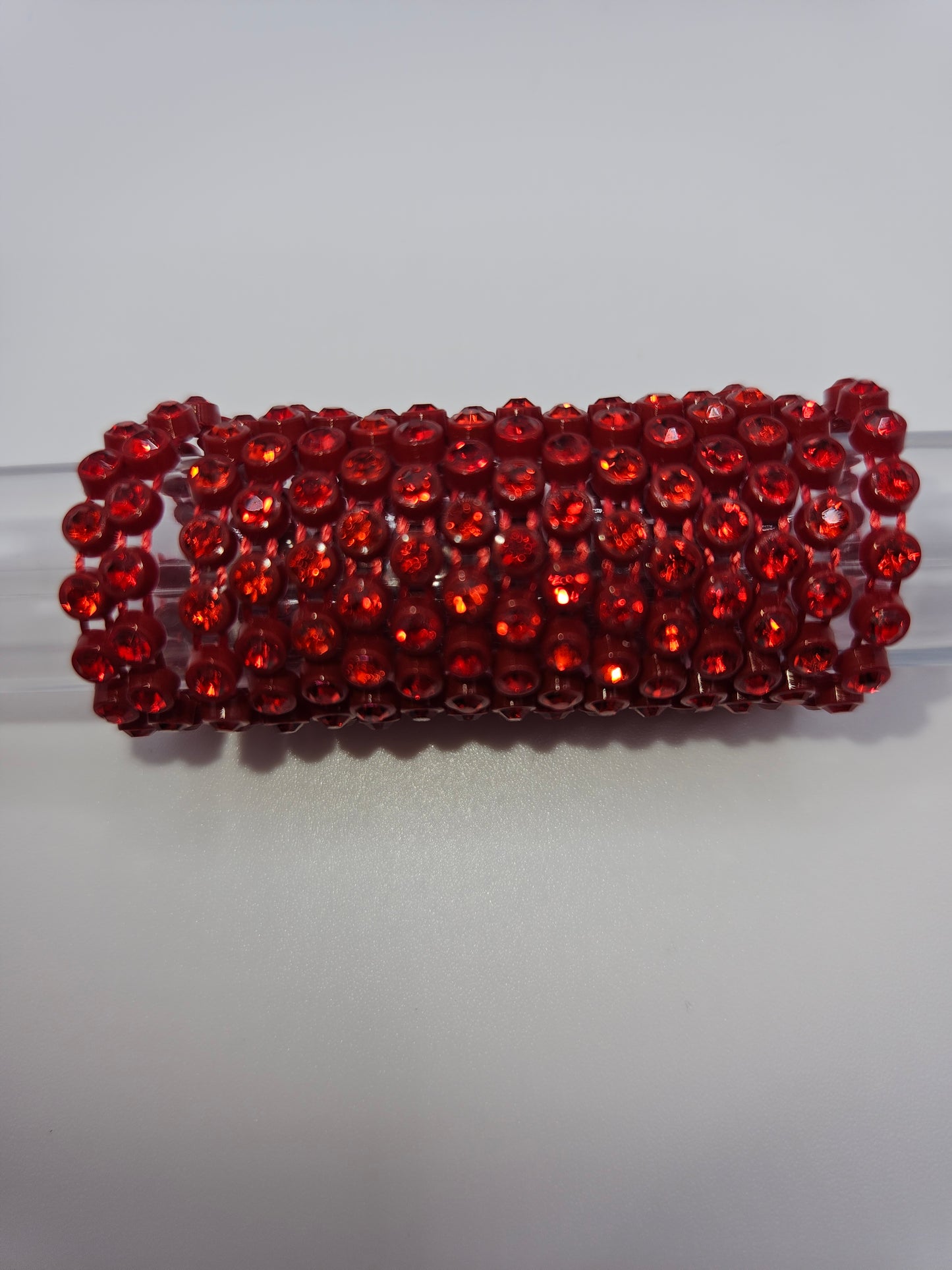 Rhinestone Banding Red Stone SS6