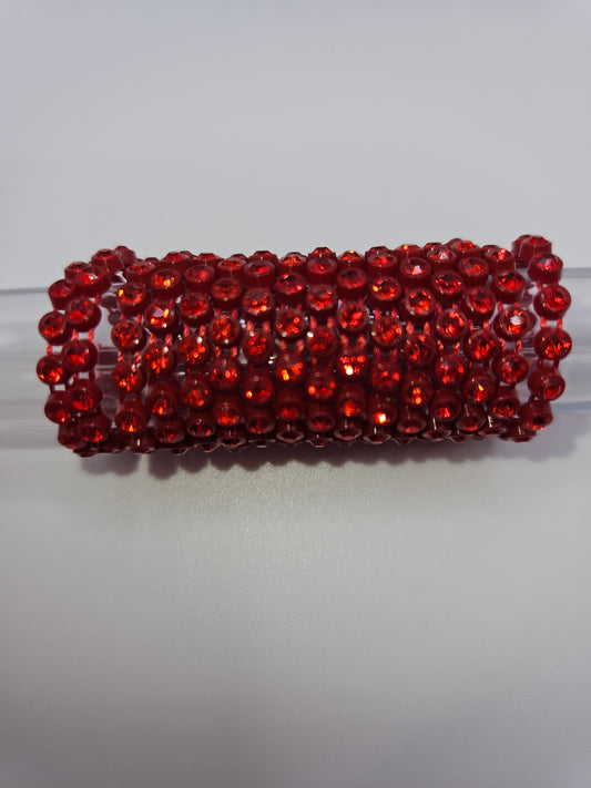 Rhinestone Banding Red Stone SS6