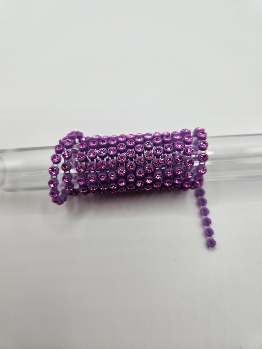 Rhinestone Banding Purple Stone SS6