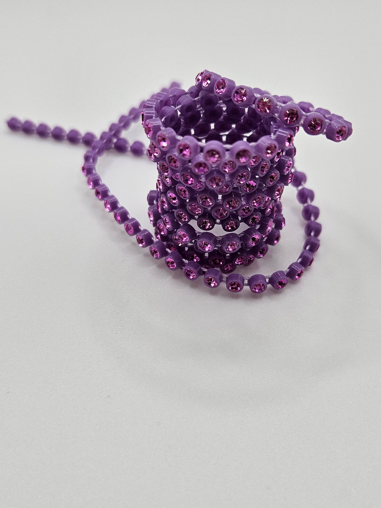 Rhinestone Banding Purple Stone SS6
