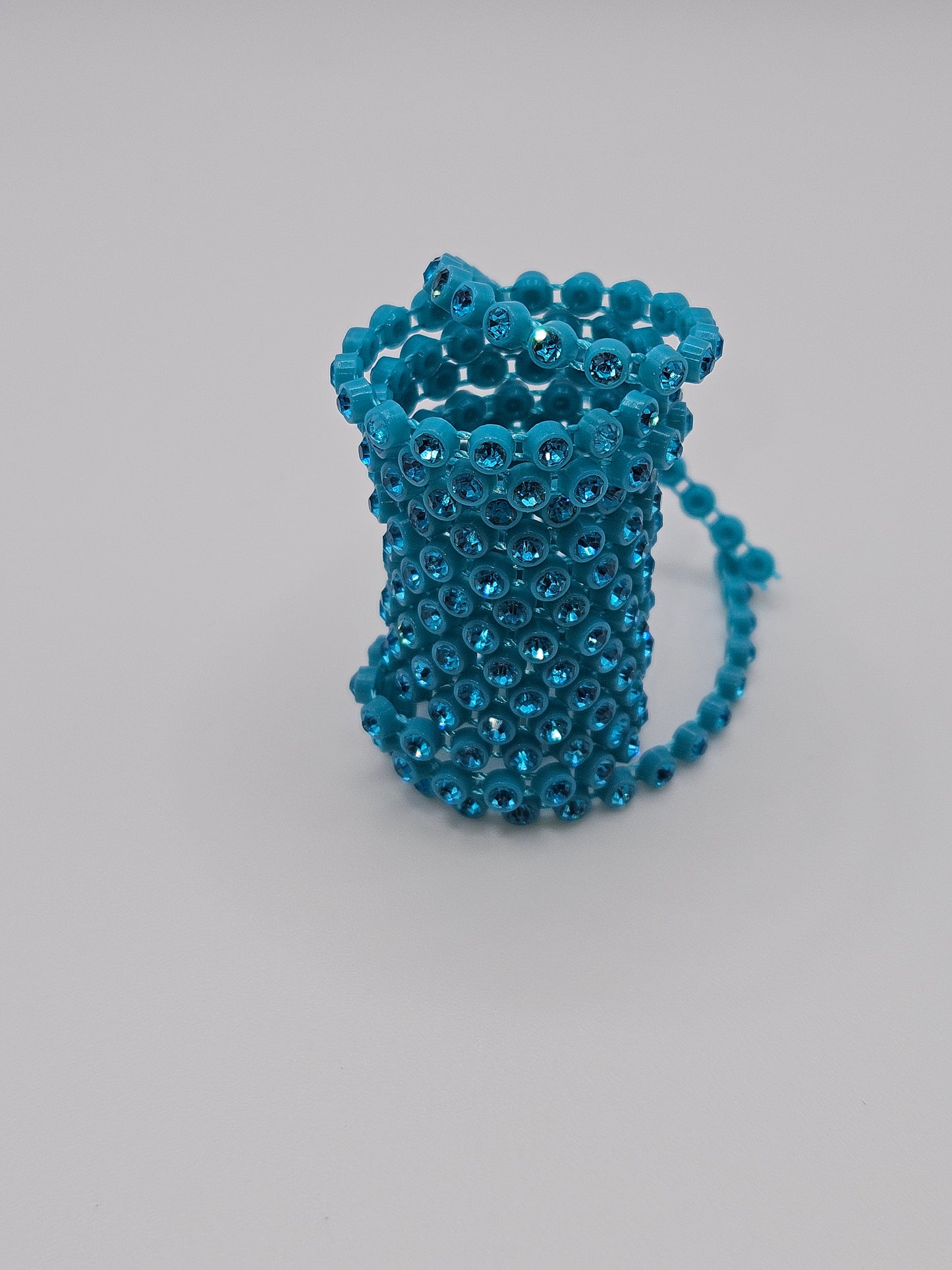 Rhinestone Banding Teal Green Stone SS6