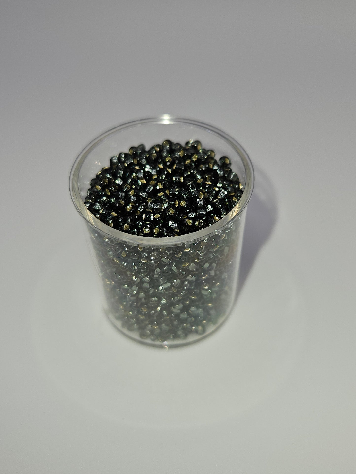 Czech Seed Bead 10/0 S/L Grey