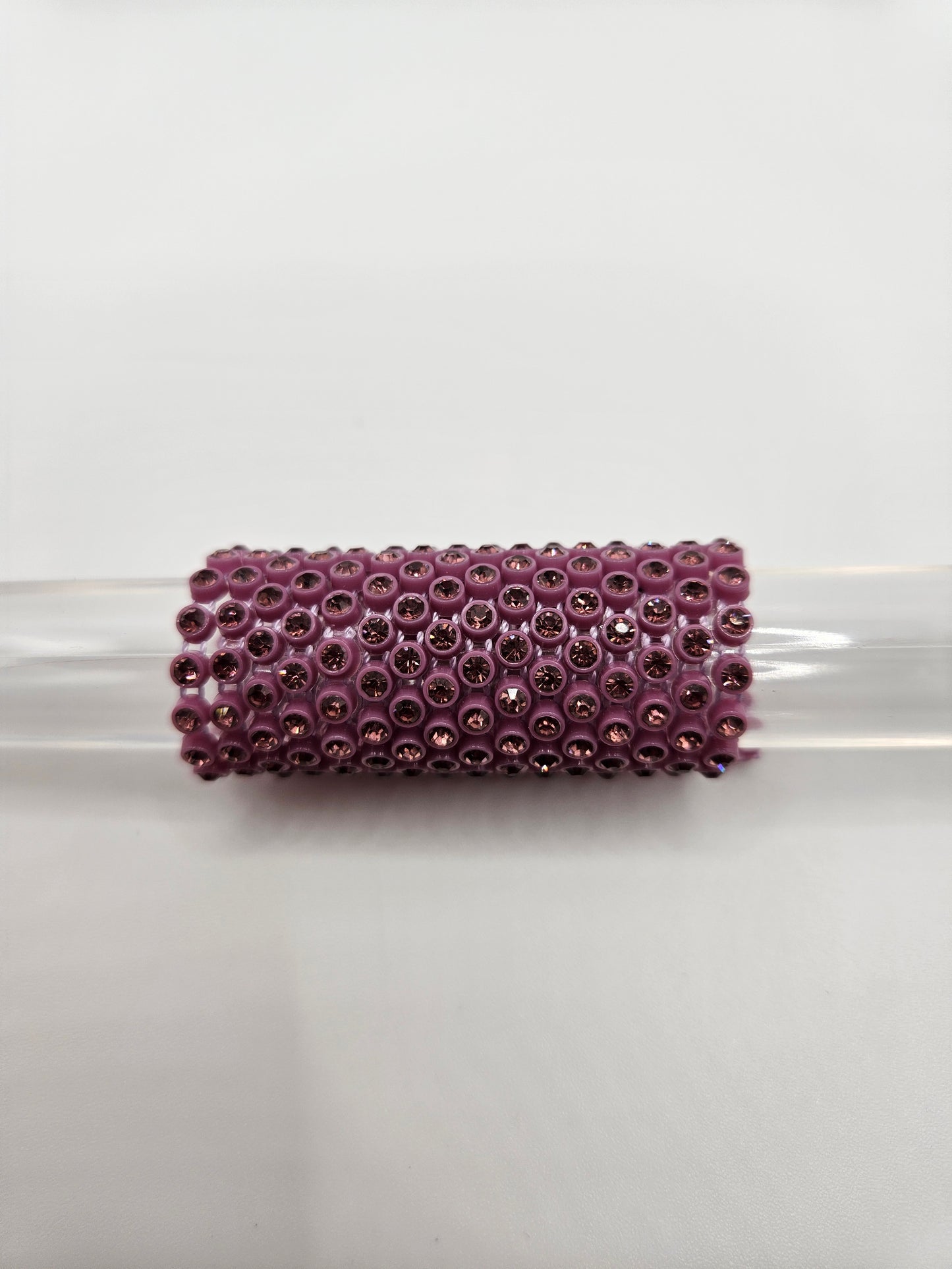 Rhinestone Banding Burgundy Rose Stone SS6