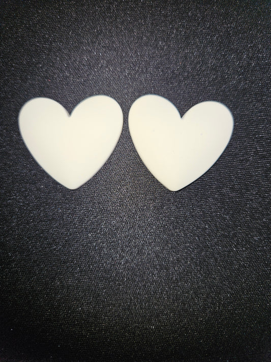 Heart-Shaped Opaque Cabochon 33MM