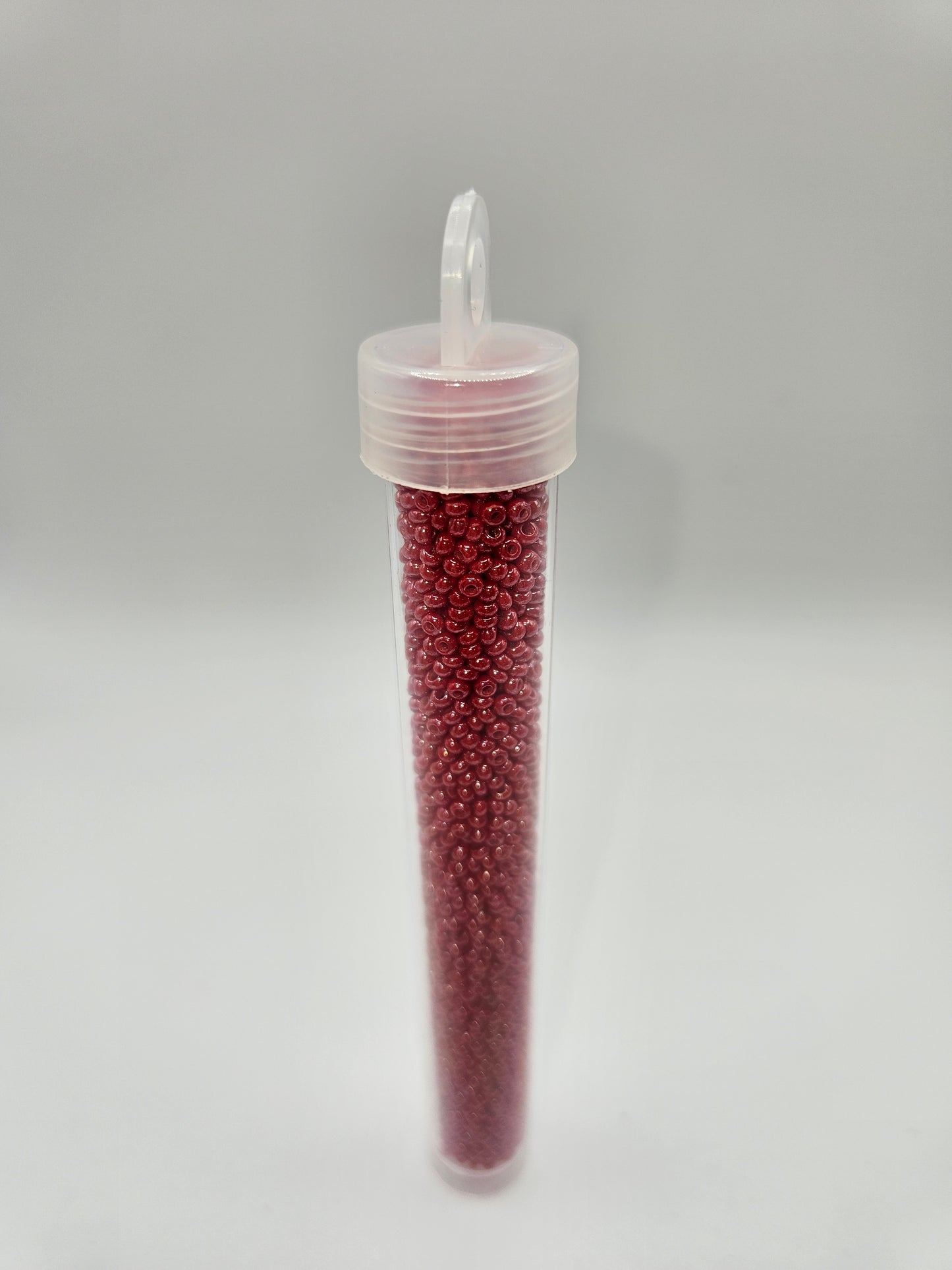 Czech Seed Bead Opaque 10/0 Pearl Red