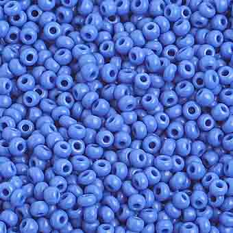 Czech Seed Bead 10/0 Medium Blue