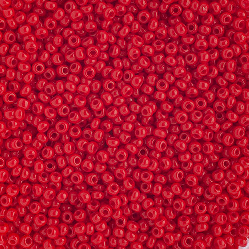 Czech Seed Bead 10/0 Medium Red