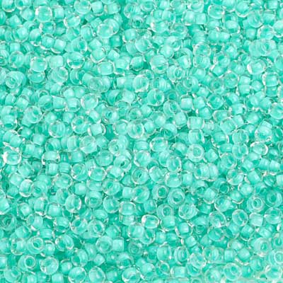 Czech Seed Bead 10/0 C/L Mint Terra