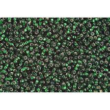 Czech Seed Bead 10/0 S/L Green