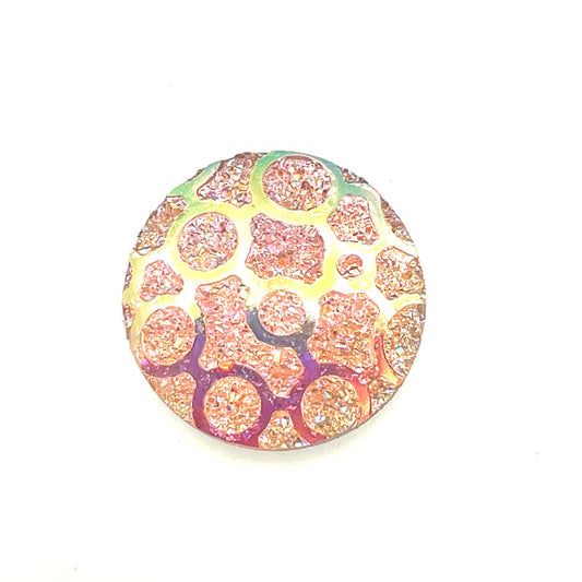 Round Honeycomb Resin Caboshon 20MM