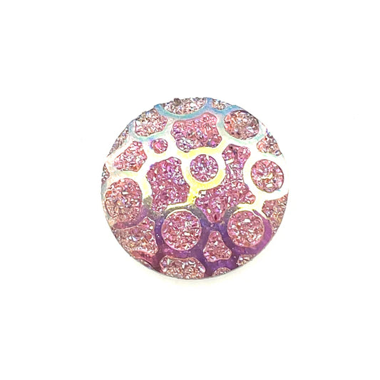 Round Honeycomb Resin Caboshon 20MM