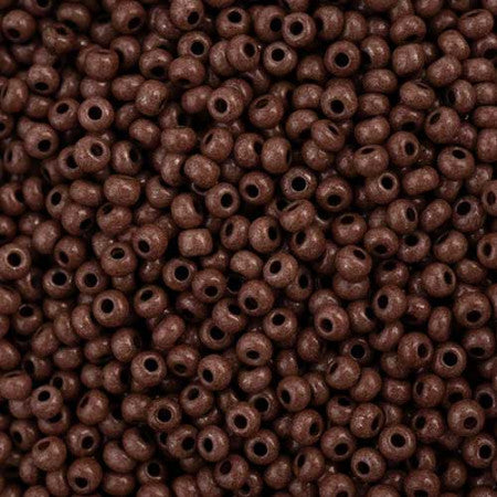 Czech Seed Bead 10/0 Terra Intensive Dark Brown